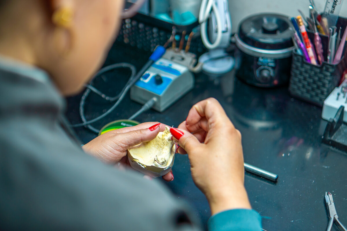 Laboratório de prótese da Oral Unic Caxias do Sul