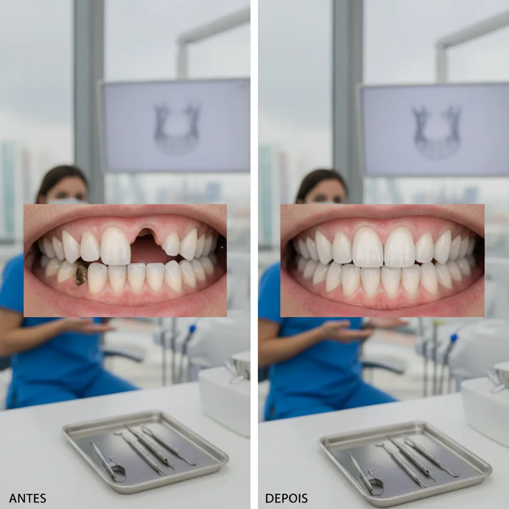 Implante Dentário Antes e Depois em Caxias do Sul